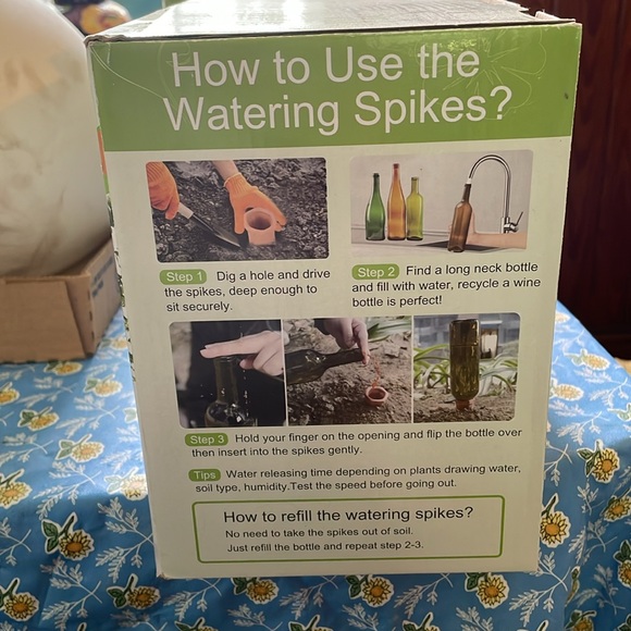 B SEPOR Ceramic Plant Waterer Set of 10 Pack Terracotta Self Watering Spikes-NEW - Picture 8 of 10